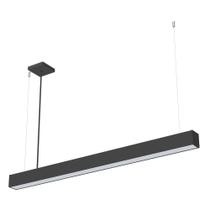 Lustre Pendente Taschibra Vetor Linear Led 20w Bivolt Preta 4000k Luz Neutra Lustre Pendente Taschibra Vetor Linear Led 20w Bivolt Preta 4000k Luz Neutra