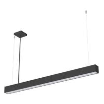 Lustre Pendente Taschibra Vetor Linear Led 20W Preta 4000K Lustre Pendente Taschibra Vetor Linear Led 20W Preta 4000K