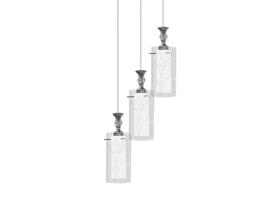 Lustre Pendente Td 292 Para 3 Lâmpadas E27 Bivolt Taschibra