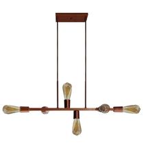 Lustre Pendente Trilho Moderno 7 Soquetes Cobre Sala Quarto Lustre Pendente Trilho Moderno 7 Soquetes Cobre Sala Quarto