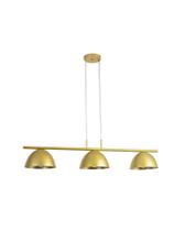 Lustre Pendente Versa Retangular Industrial 1 metro Dourado 376