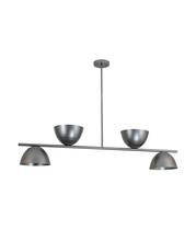 Lustre Pendente Versa Retangular Industrial 1,50cm Cinza 627