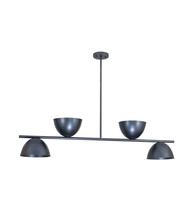 Lustre Pendente Versa Retangular Industrial 1,50cm Cinza Onix 627