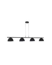 Lustre Pendente Versa Retangular Industrial 1,50m Preto 375