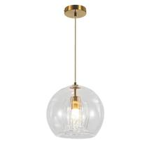 Lustre Pendente Vidro Transparente 15cm Metal Bronze Sala Lustre Pendente Vidro Transparente 15cm Metal Bronze Sala