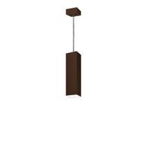 Lustre Pendente Viena Quadrado 30cm Woods