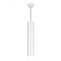 Lustre Pendente Viena Tubo 45cm Woods Branco/Micro