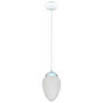 Lustre Pendente Vintage Branco Pêra Incolor Fosca Lapidada Lustre Pendente Vintage Branco Pêra Incolor Fosca Lapidada