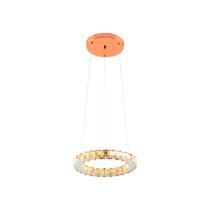 Lustre Pendente Vision Led 3000K Aliança Vidro Cristal Âmbar 30cm 18W Bivolt Para Mesa de Jantar Lustre Pendente Vision Led 3000K Aliança Vidro Cristal Âmbar 30cm 18W Bivolt Para Mesa de Jantar