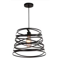 Lustre Pendente Weave Preto 33cm Luminária de Teto em Metal Fosco para Sala, Quarto e Cozinha Makled Lustre Pendente Weave Preto 33cm Luminária de Teto em Metal Fosco para Sala, Quarto e Cozinha Makled