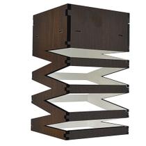 Lustre Pêndulo de Teto Caixa Retangular Mdf Laminado Tabaco Lustre Pêndulo de Teto Caixa Retangular Mdf Laminado Tabaco