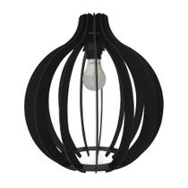 Lustre Pêndulo de Teto Luminária Pendente Preto C03 - D'Rossi Lustre Pêndulo de Teto Luminária Pendente Preto C03 - D'Rossi