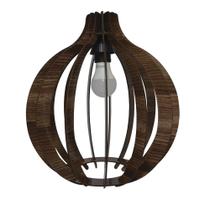 Lustre Pêndulo de Teto Luminaria Pendente Tabaco Claro C03 - D'Rossi