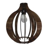 Lustre Pêndulo de Teto Luminária Pendente Tabaco Claro