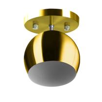 Lustre Plafon Bola 15 cm Redonda Dourado Gold Lustre Plafon Bola 15 cm Redonda Dourado Gold