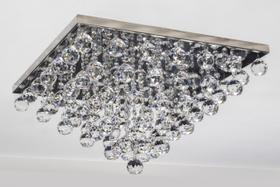 Lustre Plafon Cristal 40cm Quadrado 537/40 Lustre Plafon Cristal 40cm Quadrado 537/40