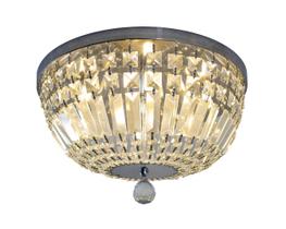 Lustre Plafon Cristal Egípcio 30cm Redondo 612/30 - IluminaMundo