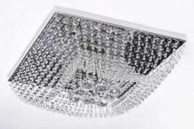 Lustre Plafon Cristal Egípcio Importado 60cm Quadrado 572/60
