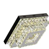 Lustre Plafon Cristal Led 3 Cores Em 1 para Sala Quarto Mesa Hall Varanda Escritórios Lavabo Lustre Plafon Cristal Led 3 Cores Em 1 para Sala Quarto Mesa Hall Varanda Escritórios Lavabo