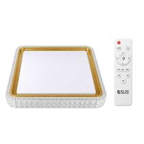 Lustre Plafon Cristal LED 3 em 1 Controle Remoto 3 Niveis Iluminaçao Decoraçao Sala Quarto Escritorio Lustre Plafon Cristal LED 3 em 1 Controle Remoto 3 Niveis Iluminaçao Decoraçao Sala Quarto Escritorio