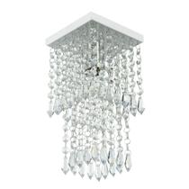 Lustre Plafon De Cristal Acrilico Spark Branco Lustre Plafon De Cristal Acrilico Spark Branco