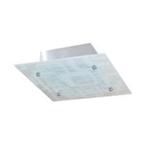 Lustre Plafon de vidro Sobrepor Para 02 Lâmpadas quadrado 30cm X 30cm Pode ser instalado em Gesso, Laje, PVC Bivolt 110v220v Lustre Plafon de vidro Sobrepor Para 02 Lâmpadas quadrado 30cm X 30cm Pode ser instalado em Gesso, Laje, PVC Bivolt 110v220v