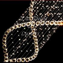 Lustre Plafon Em Cristal Espiral Duplo Com Lâmpadas inclusas Lustre Plafon Em Cristal Espiral Duplo Com Lâmpadas inclusas