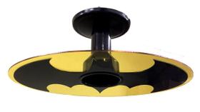 Lustre Plafon Infantil Batman Heroi - Quarto Menino Criança