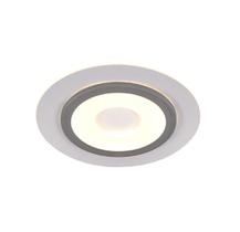 Lustre Plafon LED 27W Cinza 24cm Sobrepor 3000K Bivolt DCB03058 - Sindora