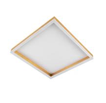 Lustre Plafon LED 28W Sobrepor 40x40 Dourado 3000K Bivolt Lustre Plafon LED 28W Sobrepor 40x40 Dourado 3000K Bivolt