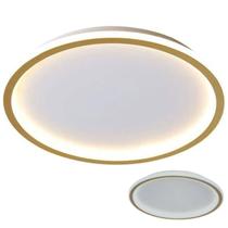 Lustre Plafon LED 3 em 1 Iluminaçao Minimalista Casa Quarto Sala de Estar Jantar Ambiente Recepçao Residencial Comercial Elegante Moderno