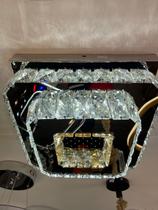 Lustre Plafon Led Cristal Quadrado 3em1 Lustre Plafon Led Cristal Quadrado 3em1