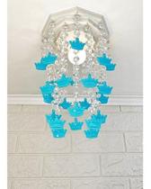 Lustre Plafon Luminária De Teto Quarto Bebê De Menino Coroas