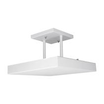 Lustre Plafon Pendente Luminária Luz Indireta 30x30 Branco Lustre Plafon Pendente Luminária Luz Indireta 30x30 Branco