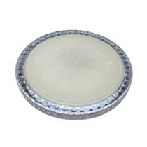 Lustre Plafon Sagitta Redondo Efeito Estrelado 24W Led Lustre Plafon Sagitta Redondo Efeito Estrelado 24W Led