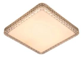 Lustre Plafon Sobrepor Orion Estrelado 45X45Cm 3 Cores Luz