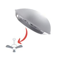 Lustre Plafon Ventilador De Teto 2 Bocais De Lâmpada