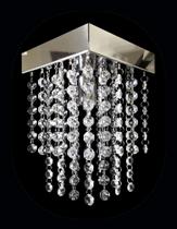 Lustre quadrado Inox 22cm Altura Sala Quarto - Egípcia - 0018MAG Lustre quadrado Inox 22cm Altura Sala Quarto - Egípcia - 0018MAG