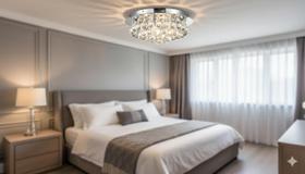 Lustre Redondo De Cristal K9 Legítimo Para Sala 30cm