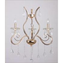 Lustre Ruthie Dourado3 Braços Tupiara Lustre Ruthie Dourado3 Braços Tupiara