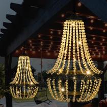 Lustre Solar Suspenso LEWIS&WAYNE 30 LEDs Branco Quente 71 cm Lustre Solar Suspenso LEWIS&WAYNE 30 LEDs Branco Quente 71 cm