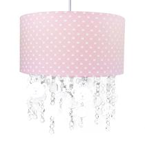 Lustre Tubular Cristais Ursinha Princesa Quarto Bebê Infantil Menina