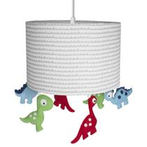 Lustre Tubular Dinossauro Quarto Bebê Infantil Menina Menino