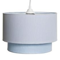 Lustre Tubular Duplo Azul Quarto Bebê Infantil Menino