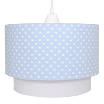 Lustre Tubular Duplo Coroa Azul Quarto Bebê Infantil Menino