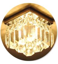 Lustre vai montado base 14x14 cm,para sala cristal legítimo k9.