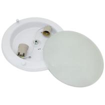 Lustre Ventilador De Teto Plafon Siena 25cm Branco Universal Lustre Ventilador De Teto Plafon Siena 25cm Branco Universal