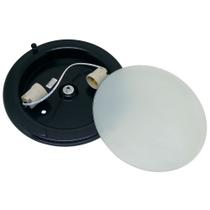 Lustre Ventilador De Teto Plafon Siena 25cm Preto Universal Lustre Ventilador De Teto Plafon Siena 25cm Preto Universal