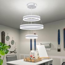 Lustres O'NEELDY LED modernos ajustáveis pendurados em branco