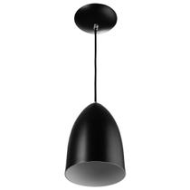 Lustres Pendente Cone Preto Sala Cozinha Quarto
